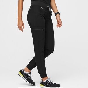Figs Black Zamora Jogger Scrub Pant Size L